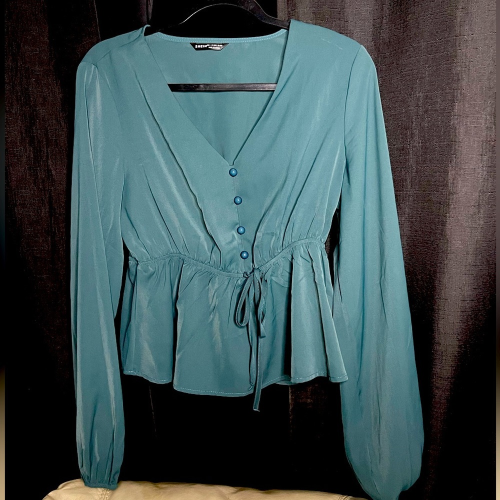 Blouse with button down detailing